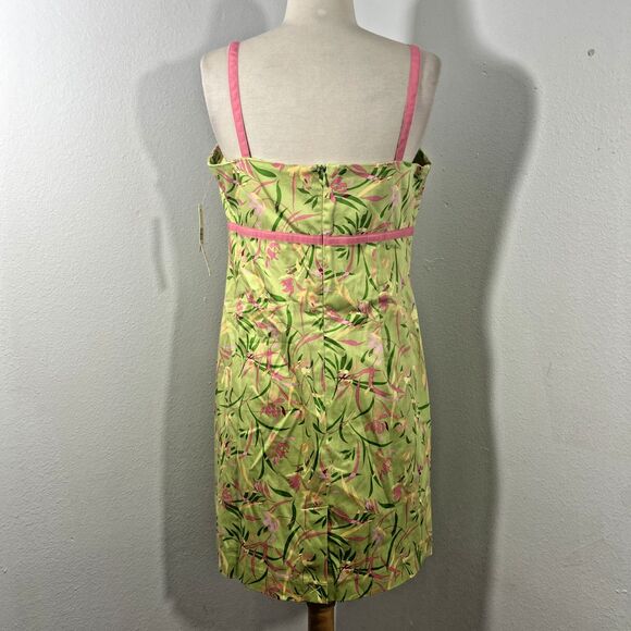 Amanda Smith Mini Dress Womens 10P Multi Empire Sundress Beach Y2K 90s - Picture 3 of 7